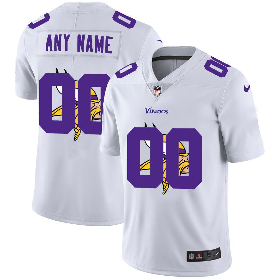 Custom Minnesota Vikings white Untouchable jersey