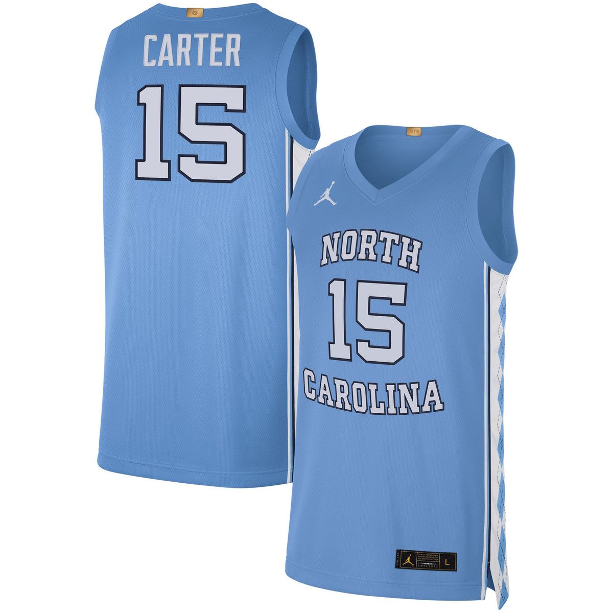 Vince Carter Jordan Brand Alumni North Carolina Tar Heels blue Limited jersey