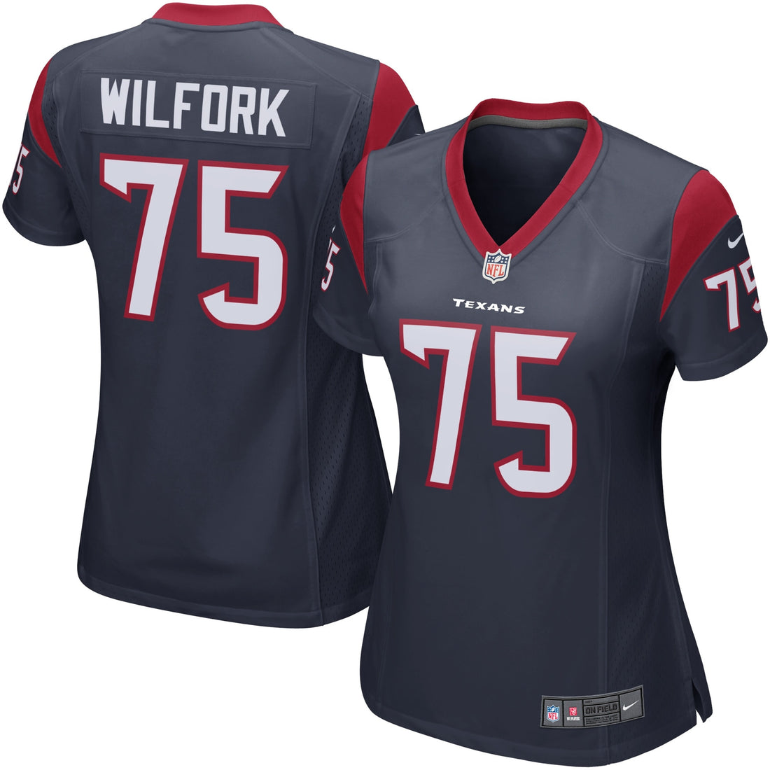 Vince Wilfork Houston Texans navy jersey