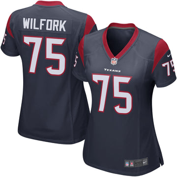 Vince Wilfork Houston Texans navy jersey