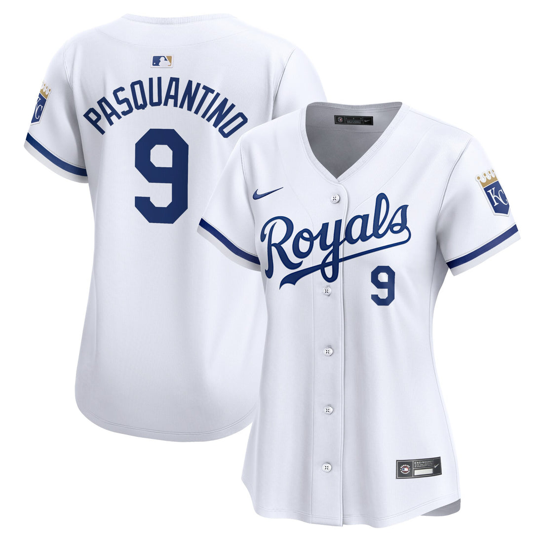 Vinnie Pasquantino Kansas City Royals white Limited jersey