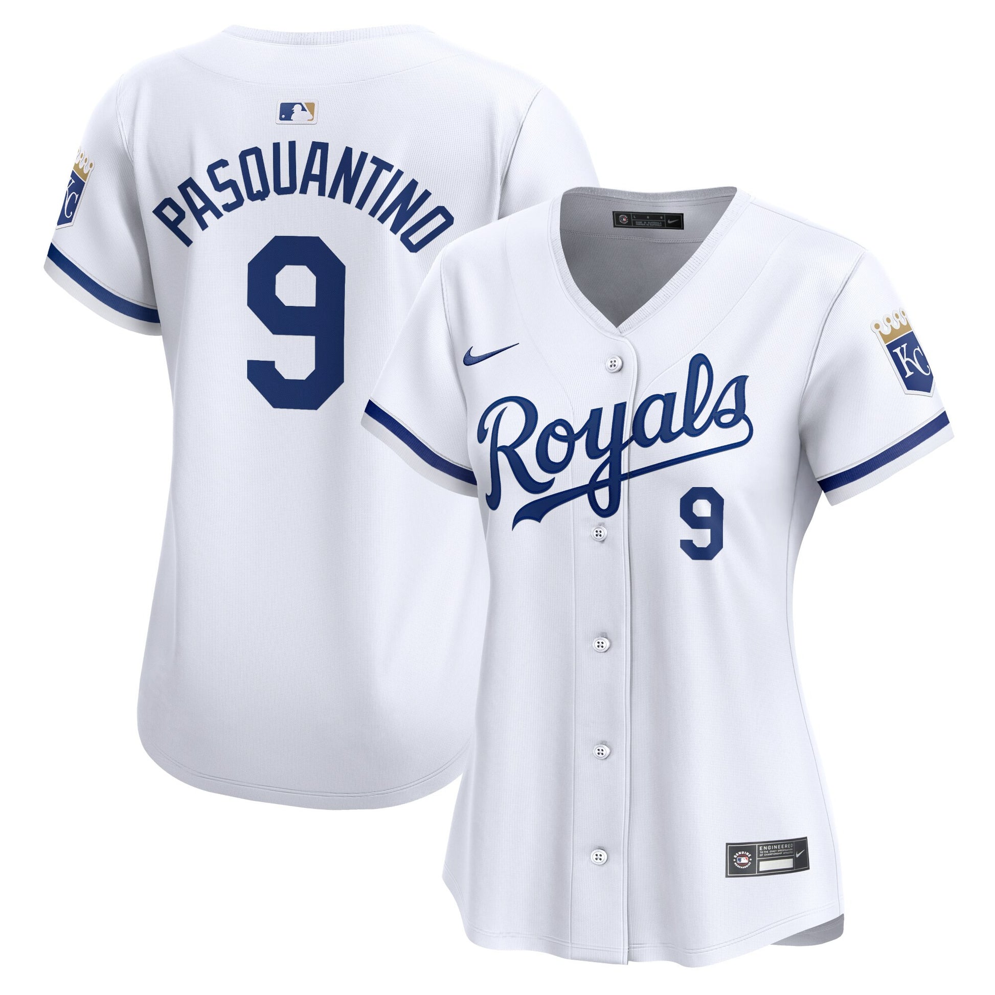 Vinnie Pasquantino Kansas City Royals white Limited jersey
