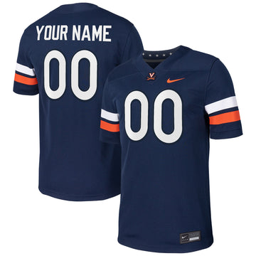 Custom Virginia Cavaliers navy jersey