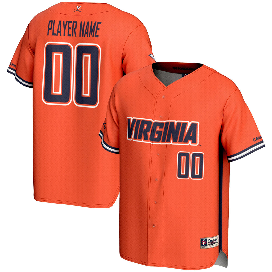 Virginia Cavaliers orange jersey