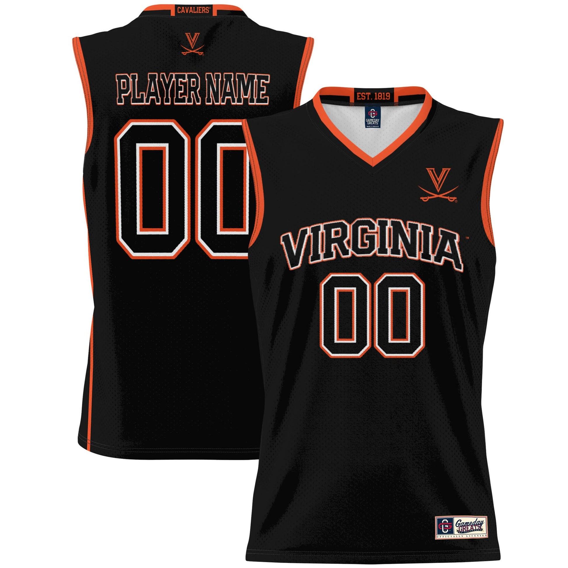 Virginia Cavaliers black jersey
