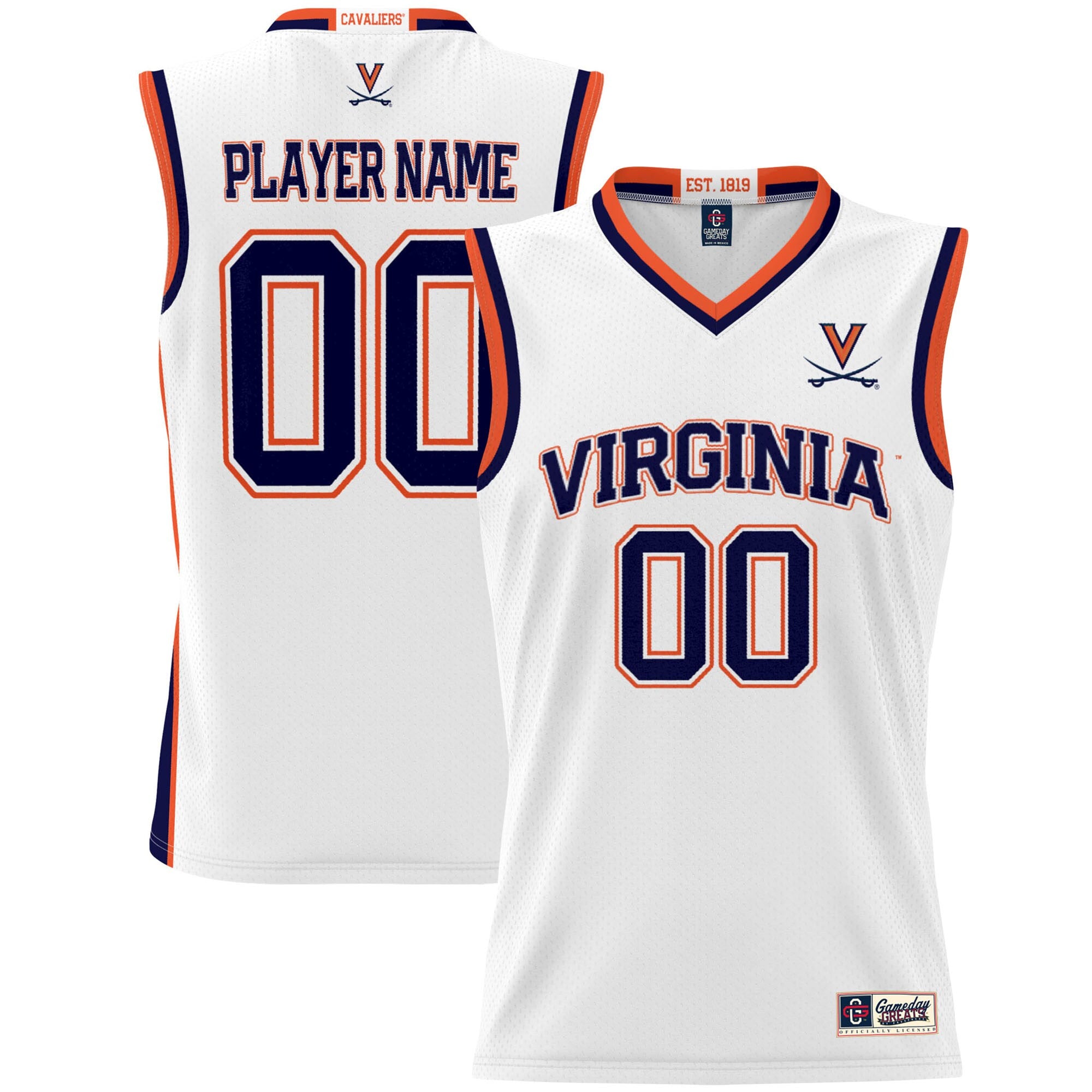 Virginia Cavaliers white jersey