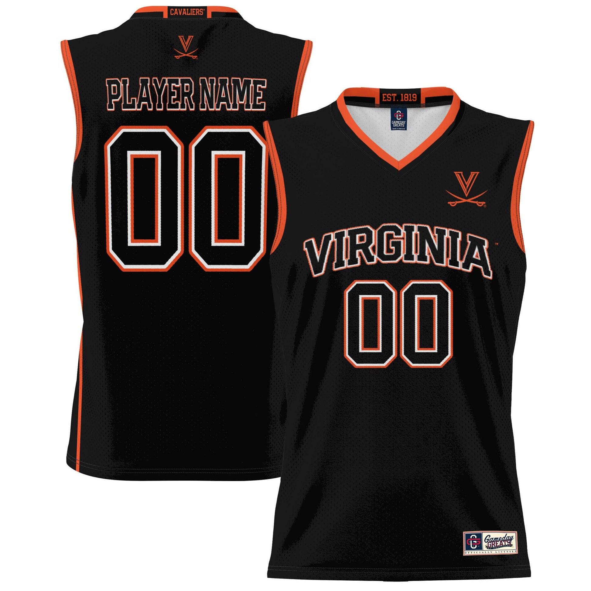 Virginia Cavaliers black jersey