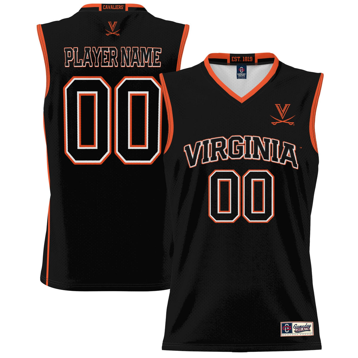 Virginia Cavaliers black jersey
