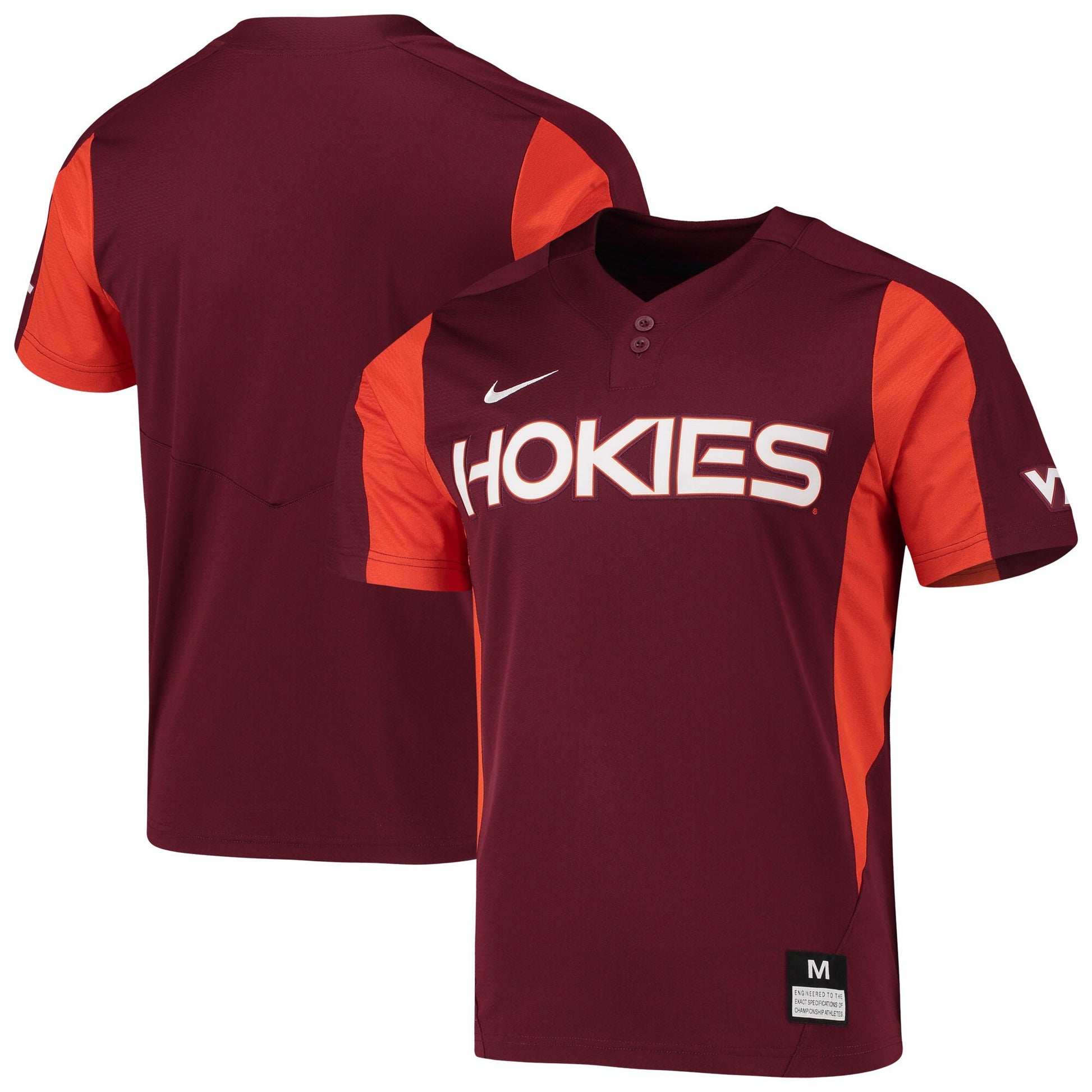 Virginia Tech Hokies maroon jersey
