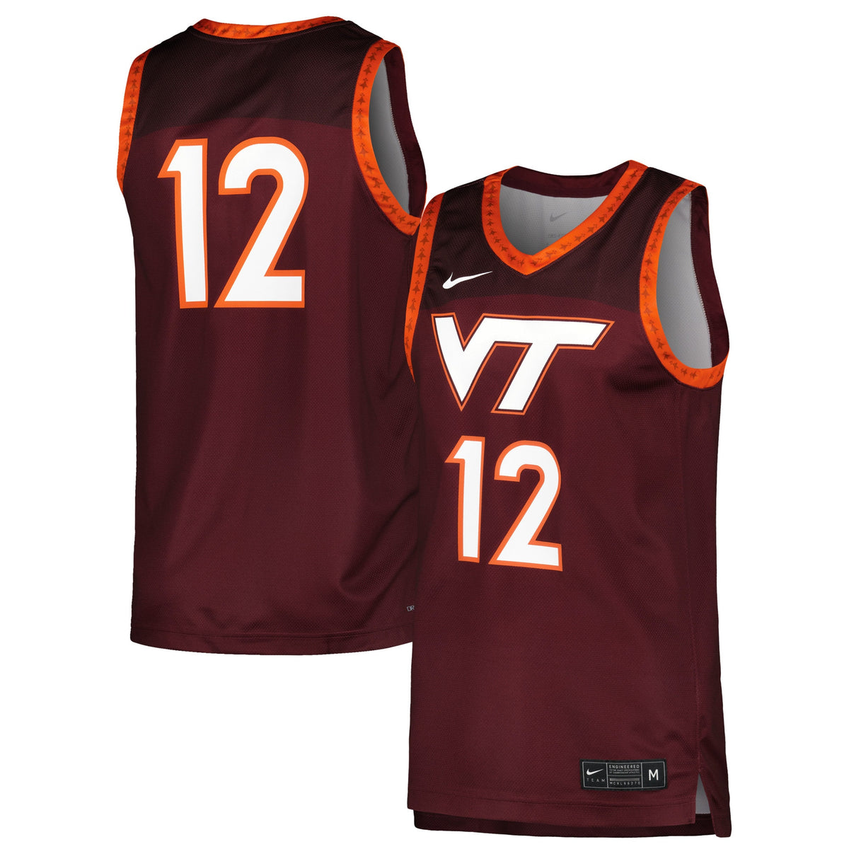 Virginia Tech Hokies maroon jersey