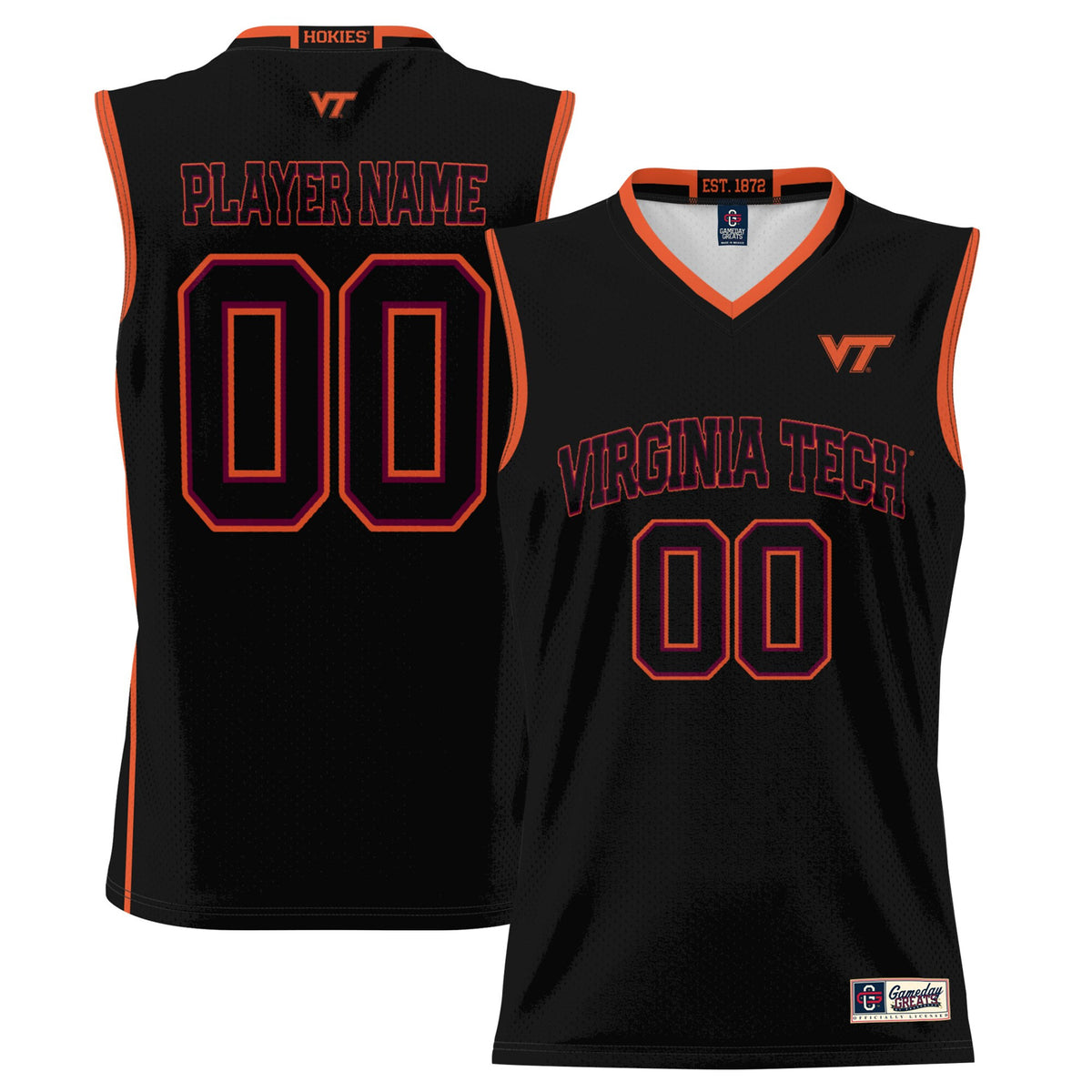 Virginia Tech Hokies black jersey