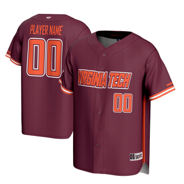 Virginia Tech Hokies maroon jersey
