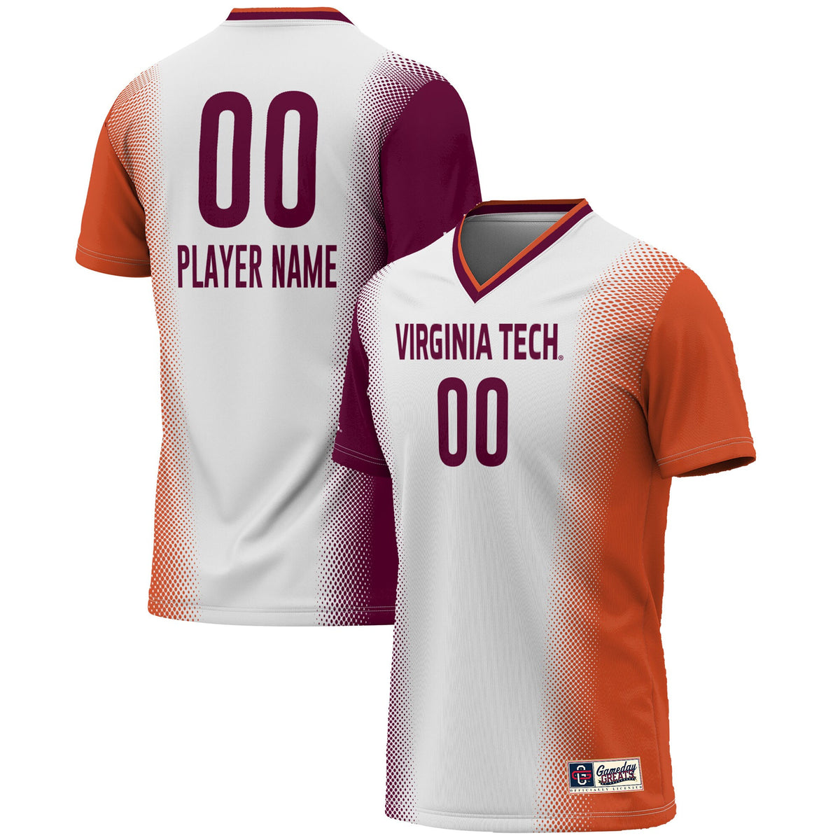 Virginia Tech Hokies white jersey