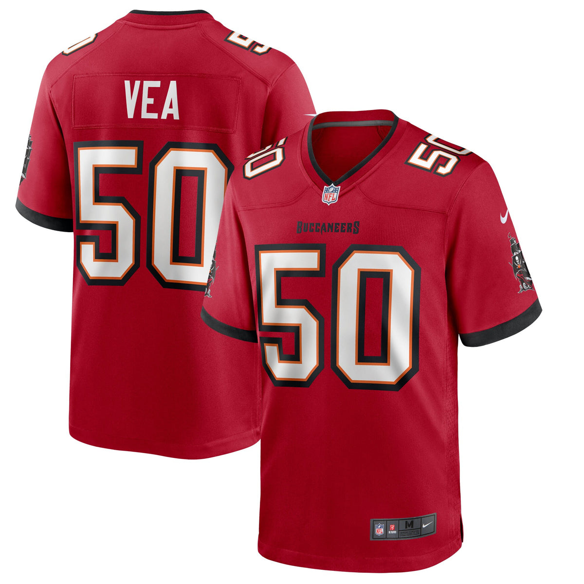 Vita Vea Tampa Bay Buccaneers red jersey