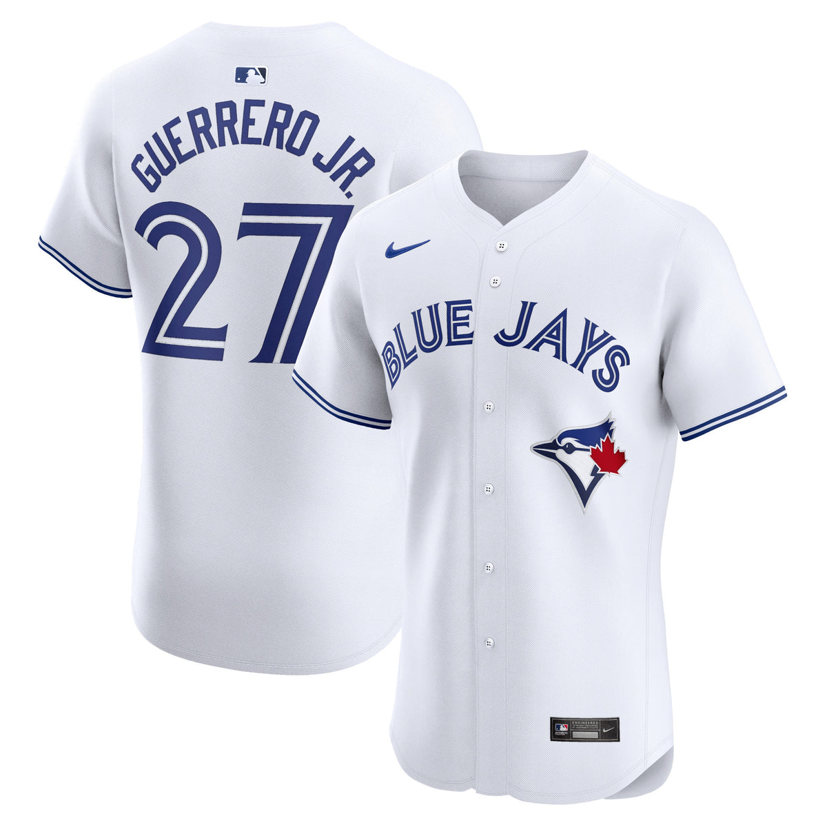 Vladimir Guerrero Jr Toronto Blue Jays white Elite jersey