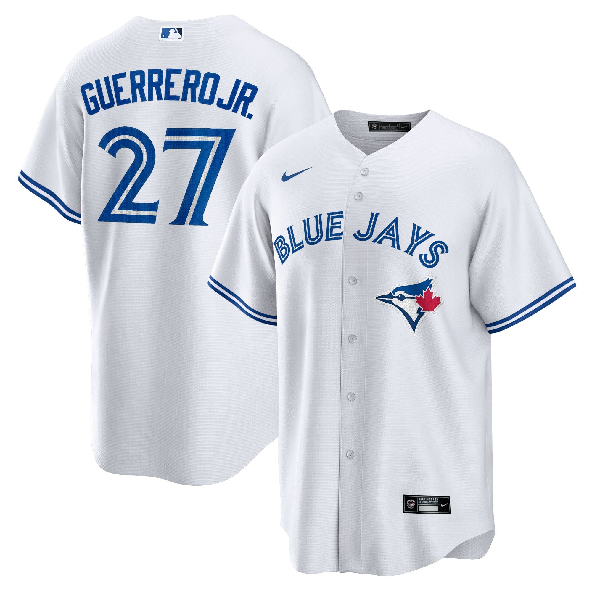 Vladimir Guerrero Jr Toronto Blue Jays white Home jersey