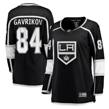 Vladislav Gavrikov Los Angeles Kings black Home jersey