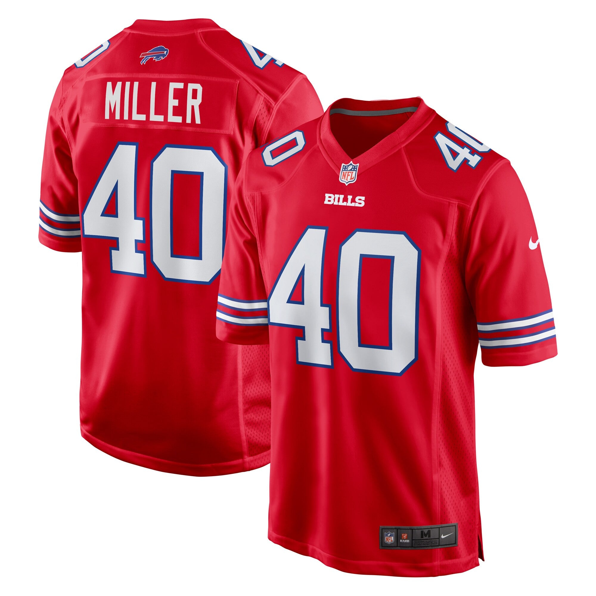 Von Miller Buffalo Bills red Alternate jersey