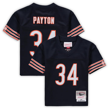 Walter Payton Chicago Bears navy jersey