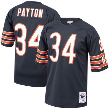 Walter Payton Chicago Bears navy Throwback jersey