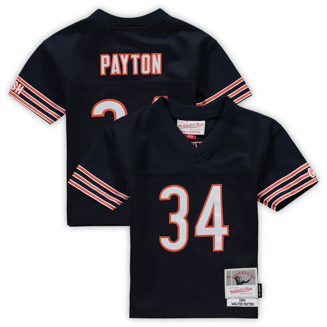 Walter Payton Chicago Bears navy jersey