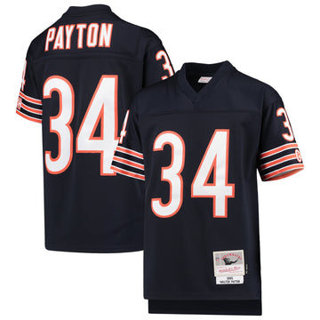 Walter Payton Chicago Bears navy jersey