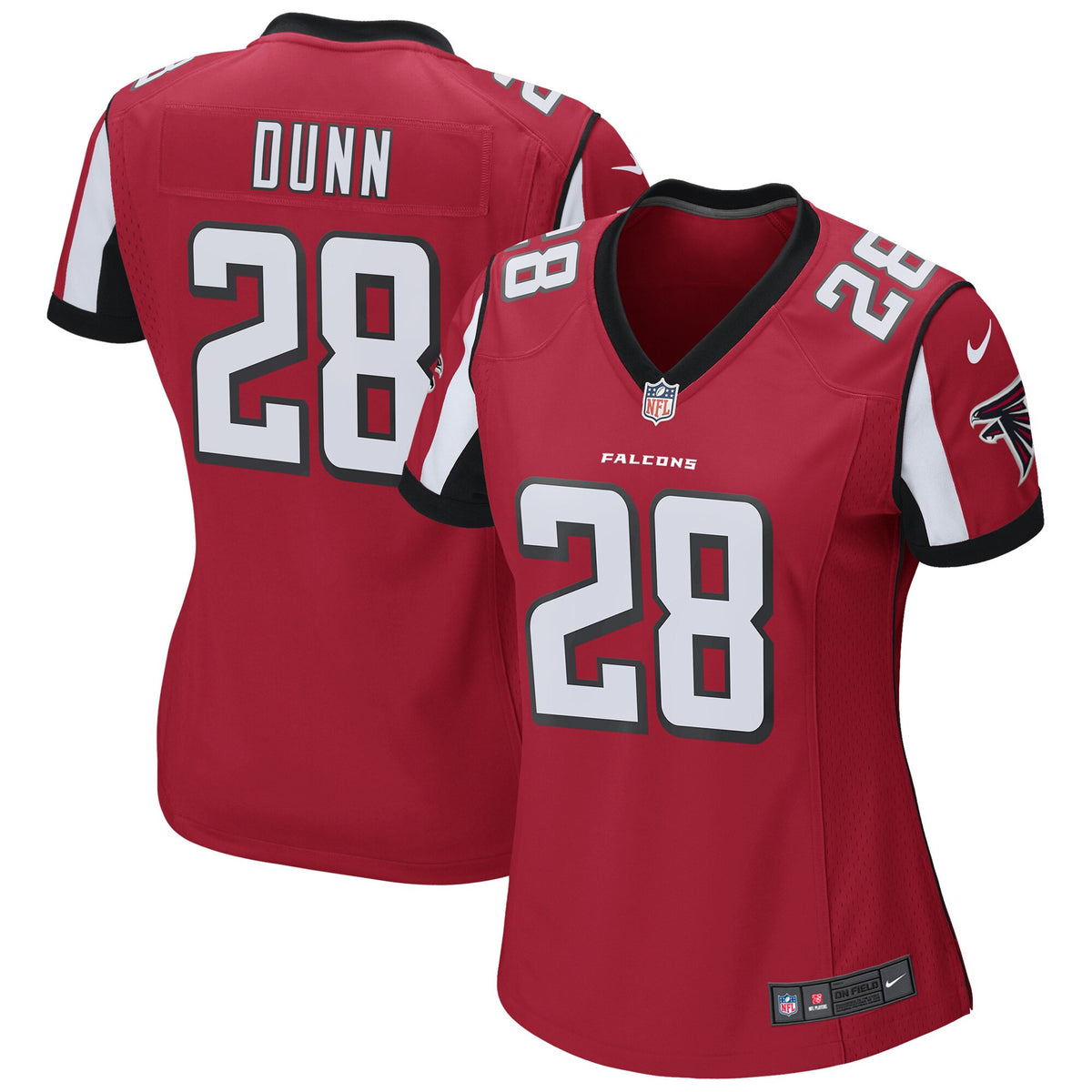 Warrick Dunn Atlanta Falcons red jersey
