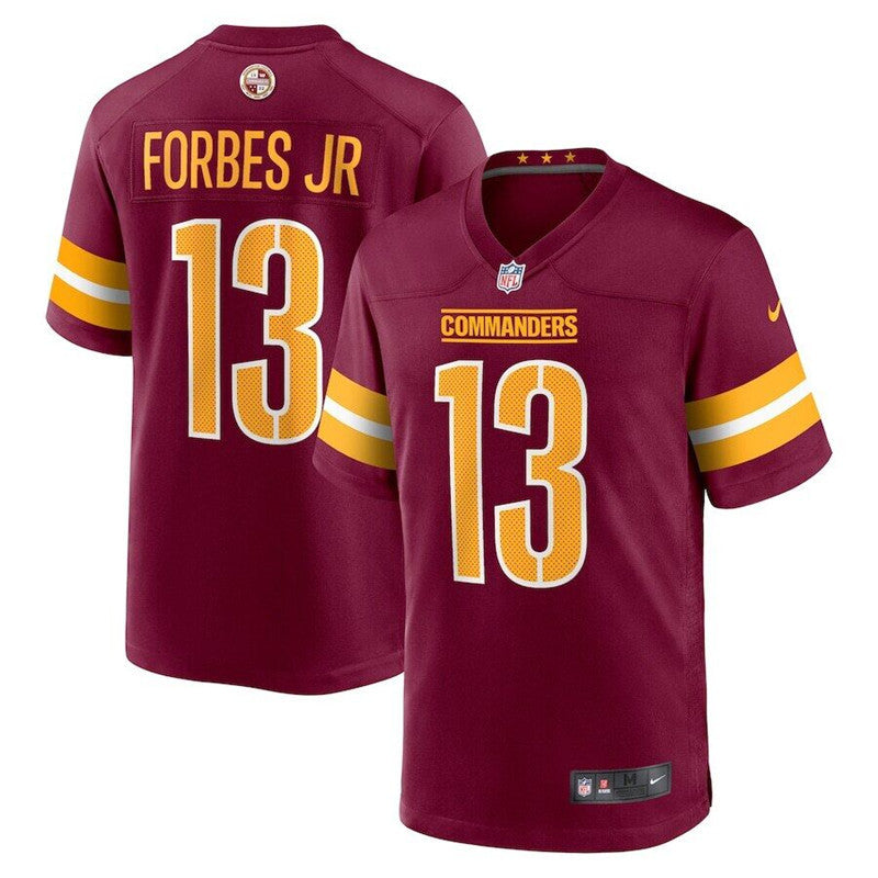 Emmanuel Forbes Washington Commanders red Vapor jersey