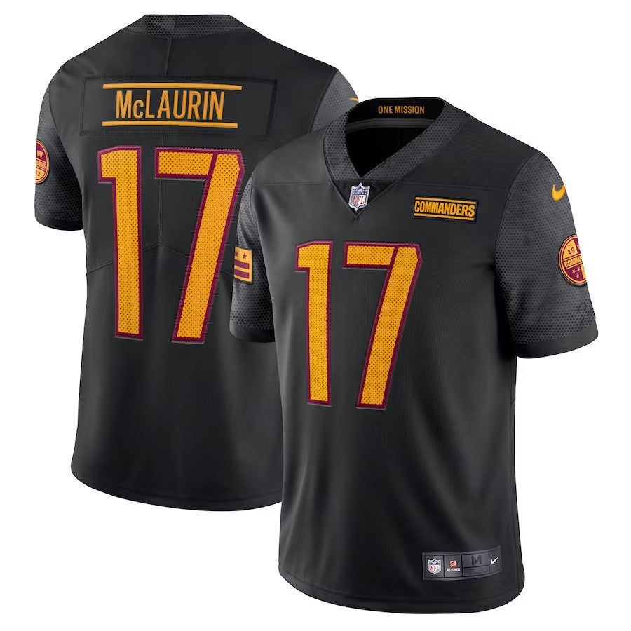 Terry McLaurin Washington Commanders black Limited jersey
