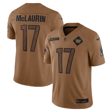 Terry McLaurin Washington Commanders brown Salute To Service jersey