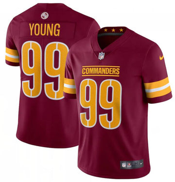 Chase Young Washington Commanders burgundy Limited jersey
