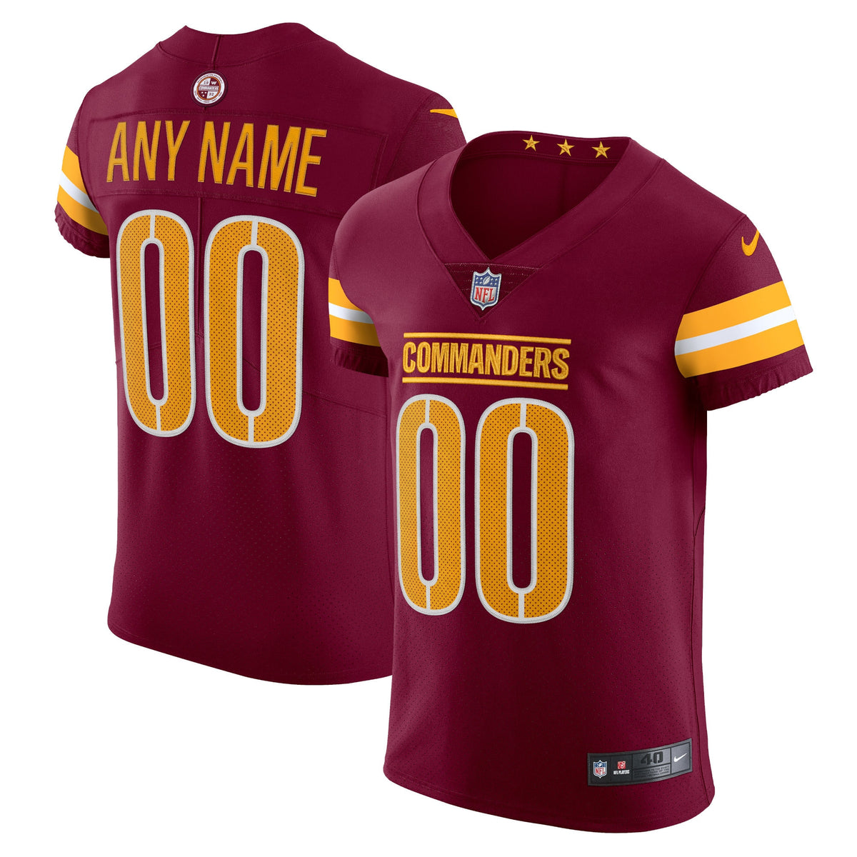 Washington Commanders burgundy Untouchable jersey