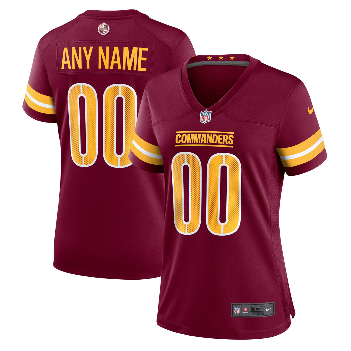 Washington Commanders burgundy Game jersey