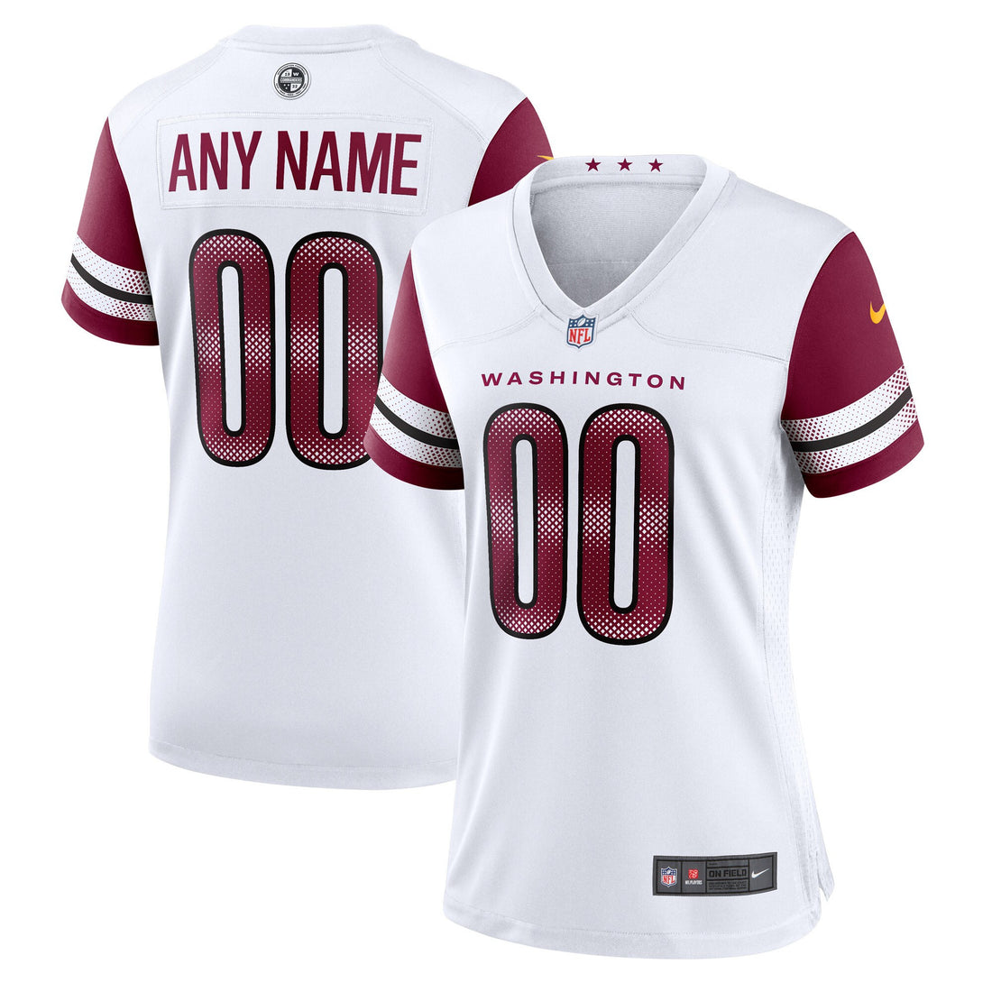 Washington Commanders white Game jersey