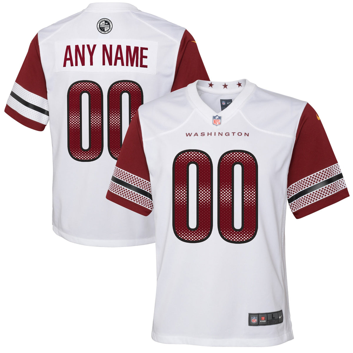 Washington Commanders white Game jersey