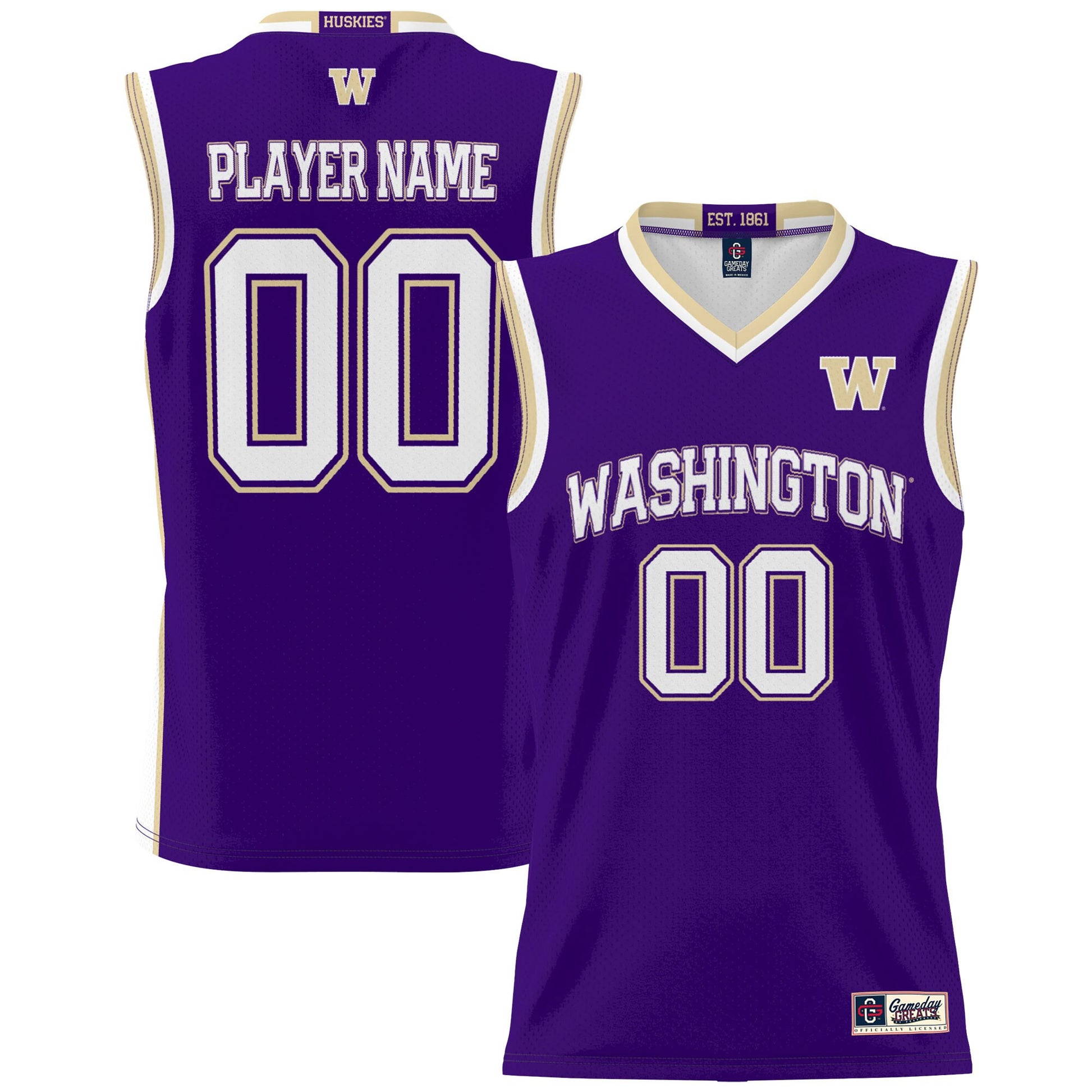 Washington Huskies purple jersey