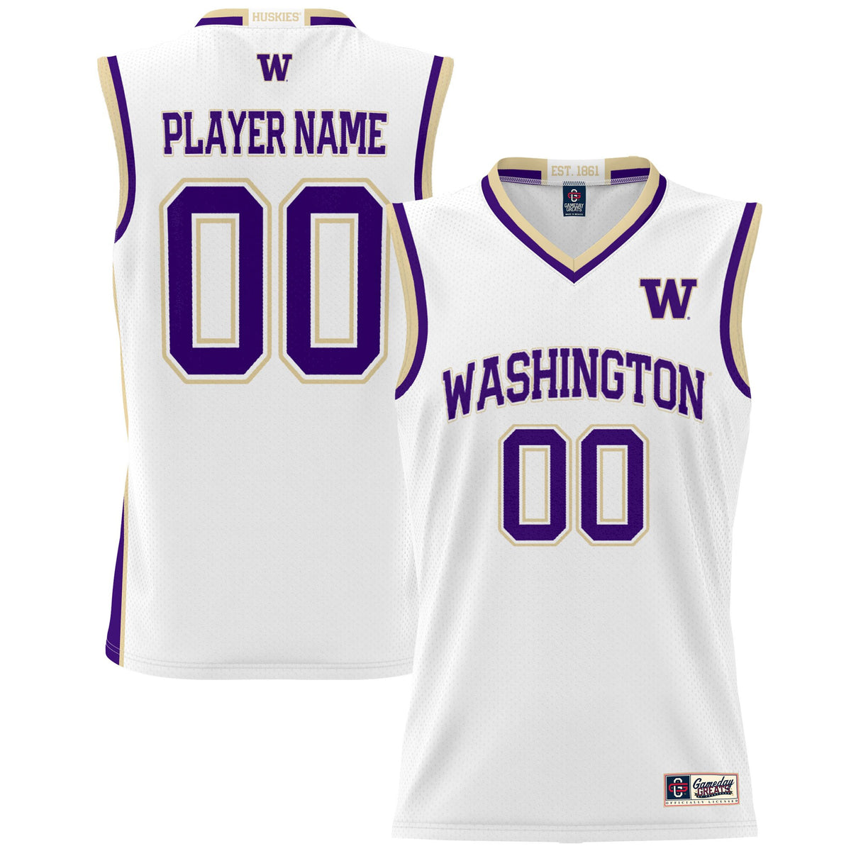 Washington Huskies white jersey