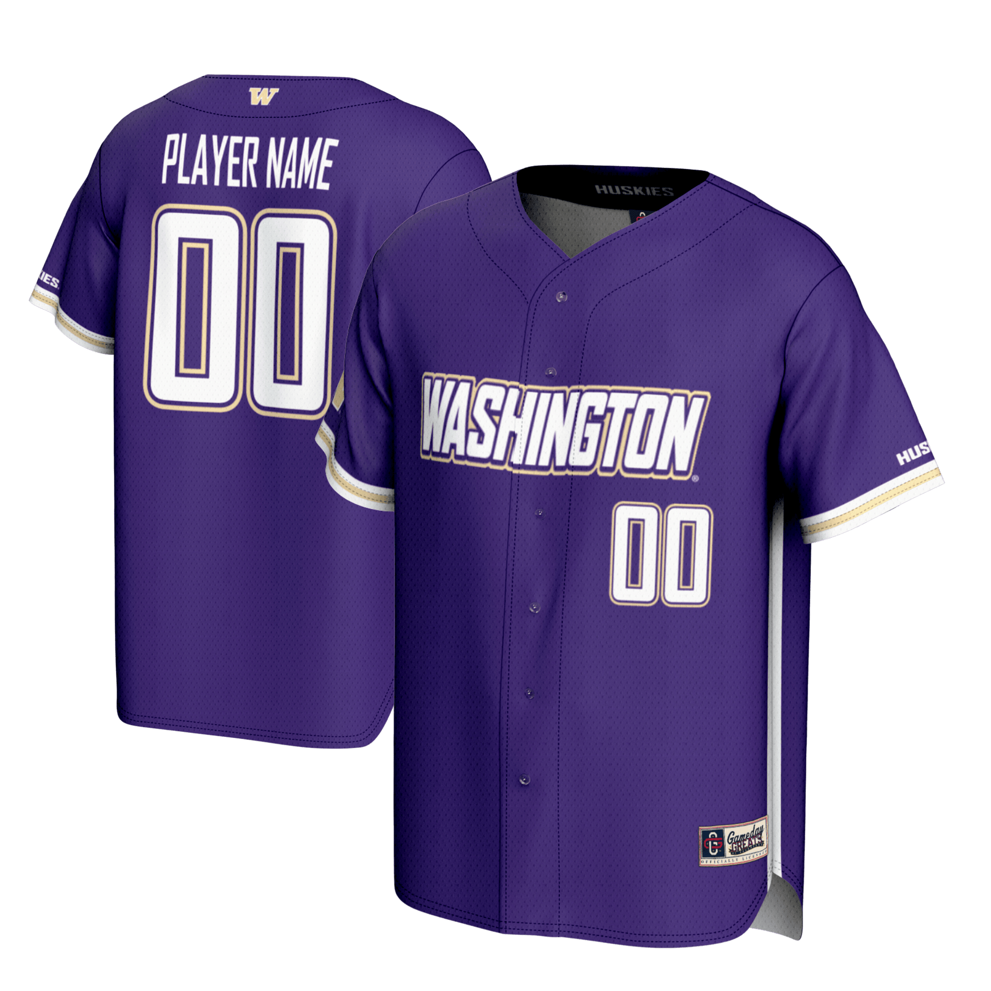 Washington Huskies purple jersey