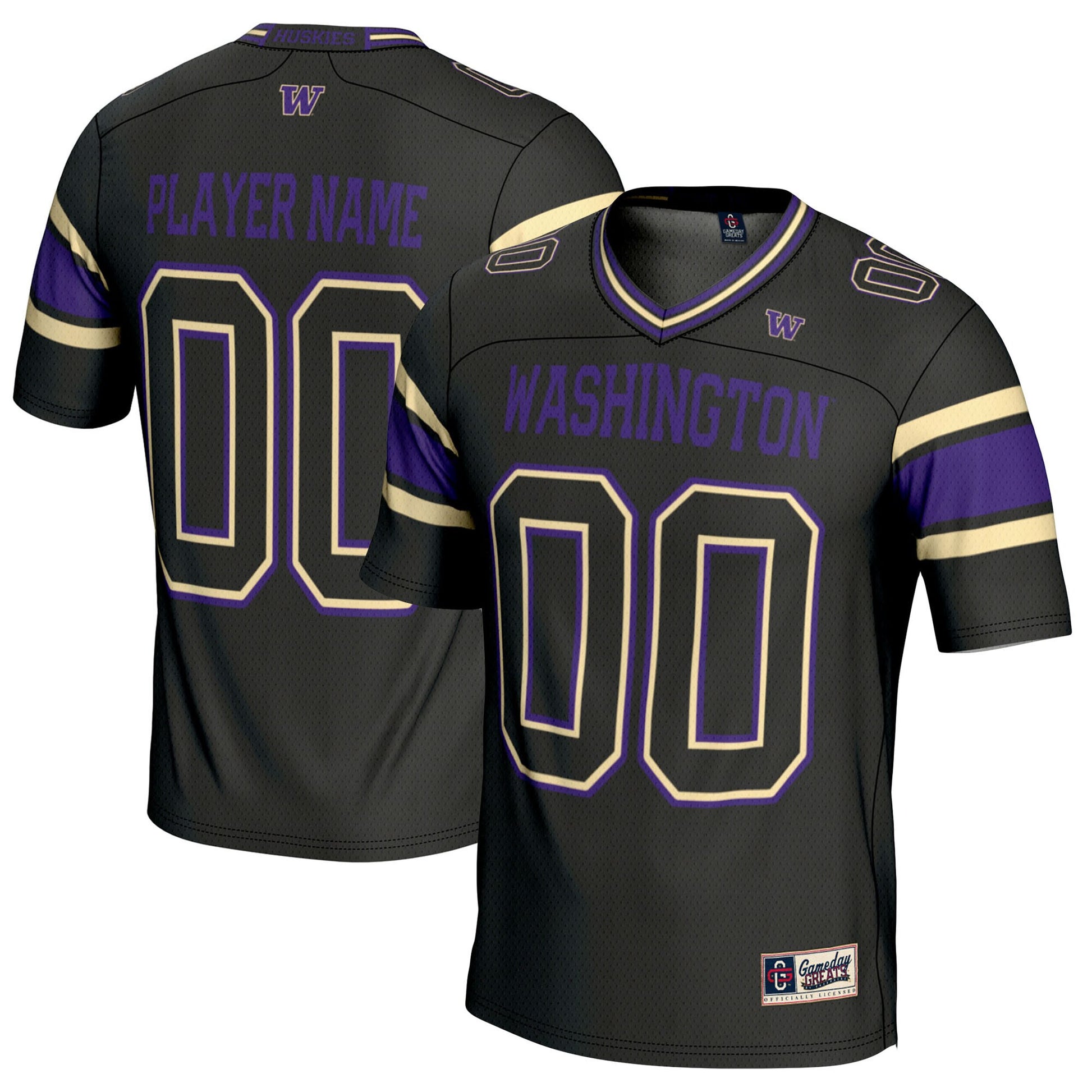 Washington Huskies black jersey