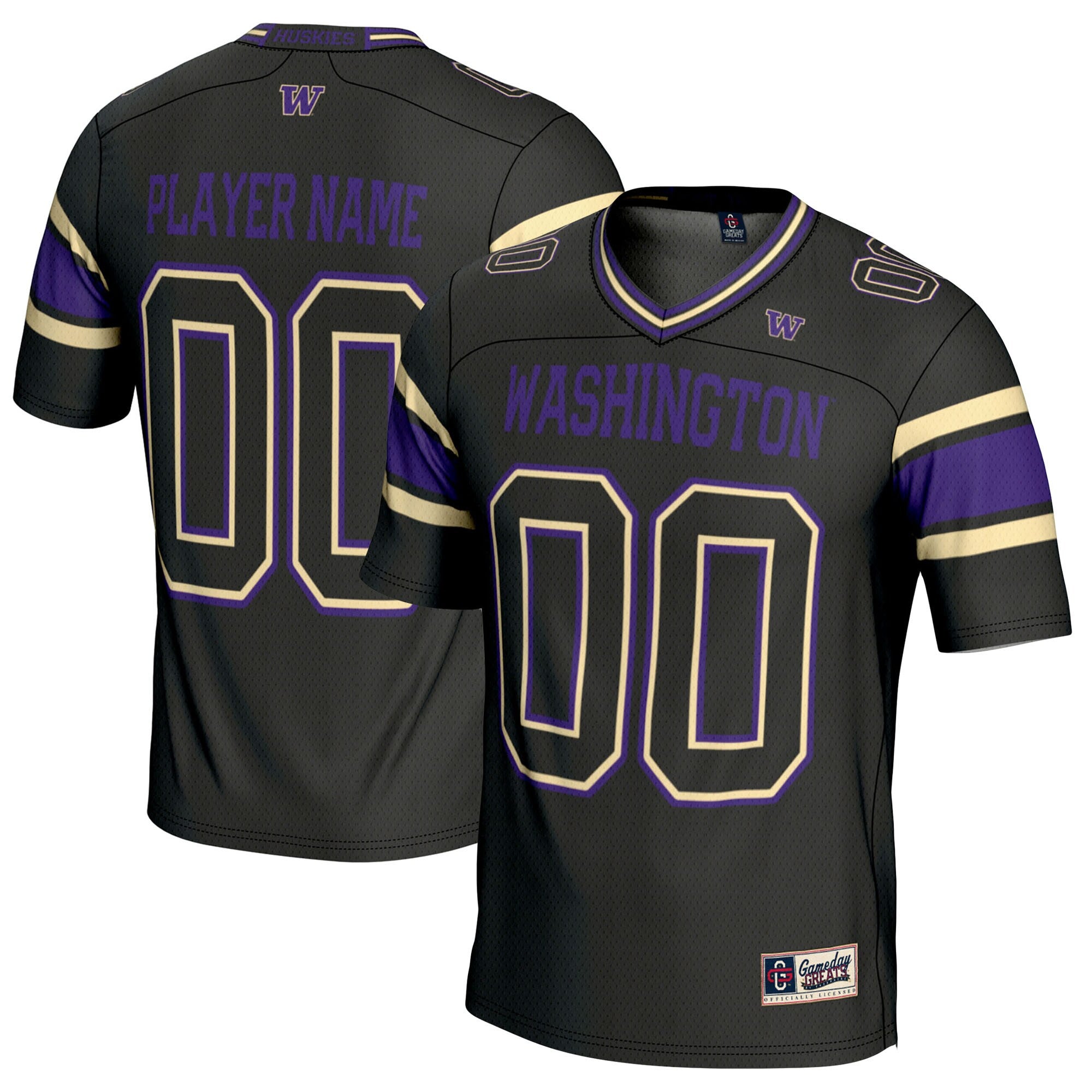 Washington Huskies black jersey