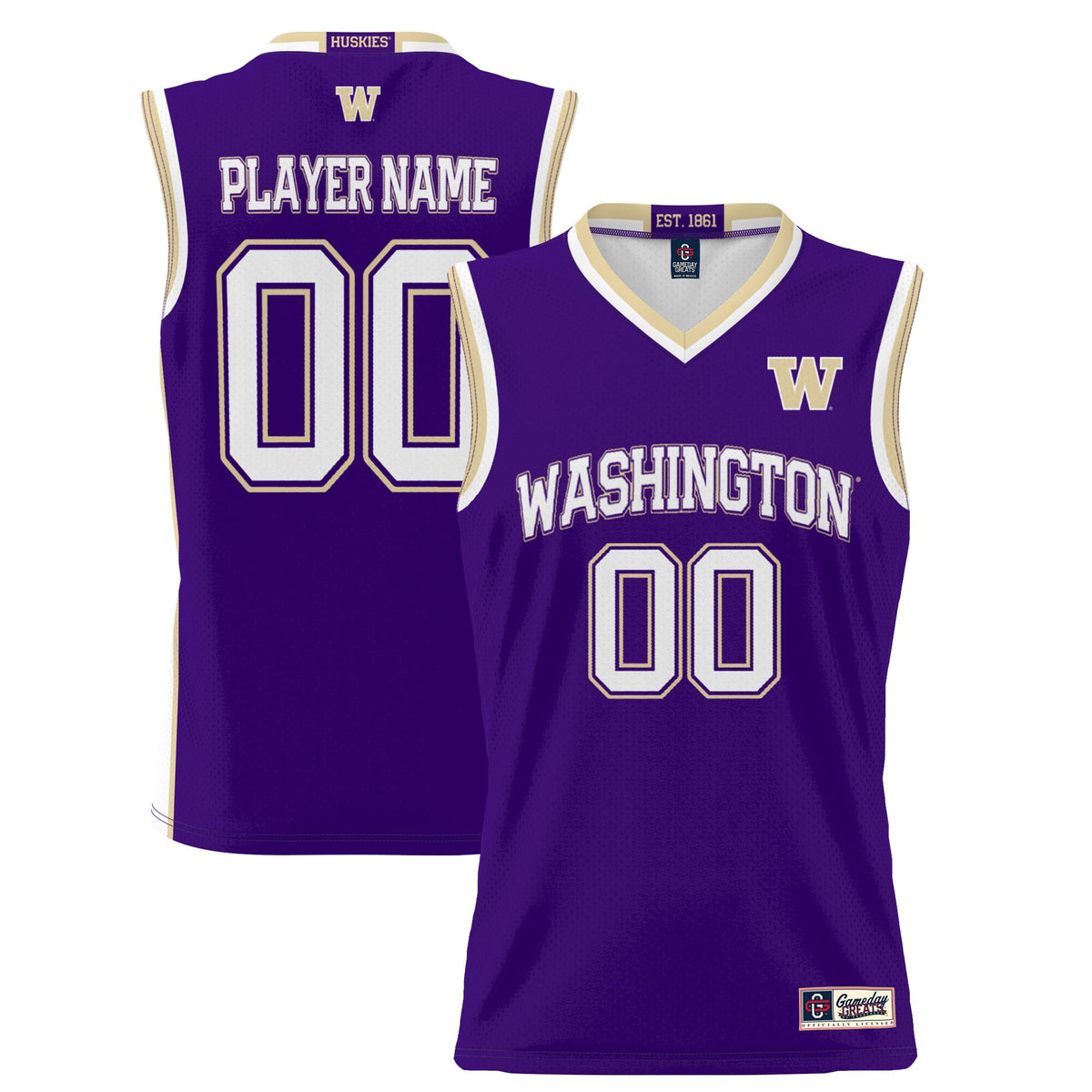 Washington Huskies purple jersey
