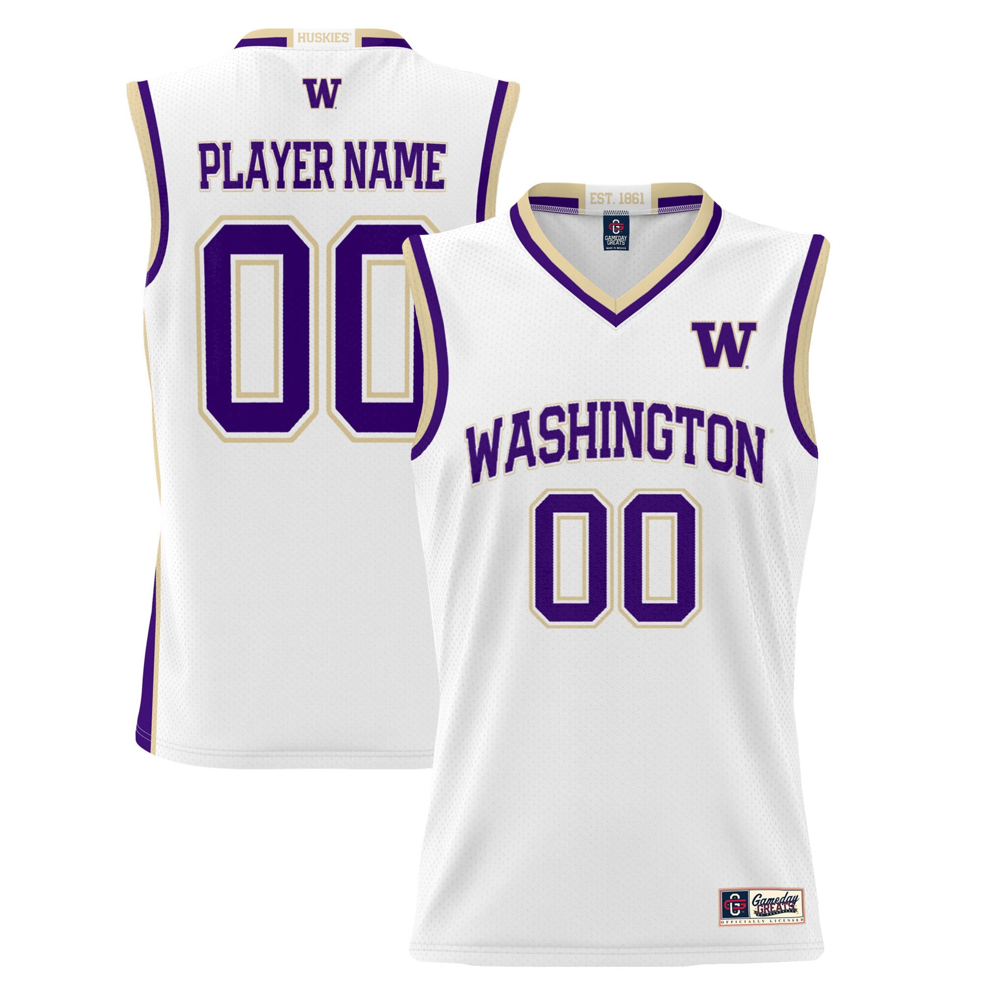 Washington Huskies white jersey