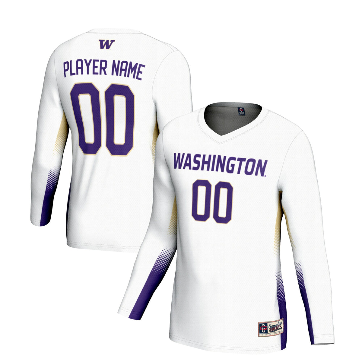 Volleyball Washington Huskies white jersey