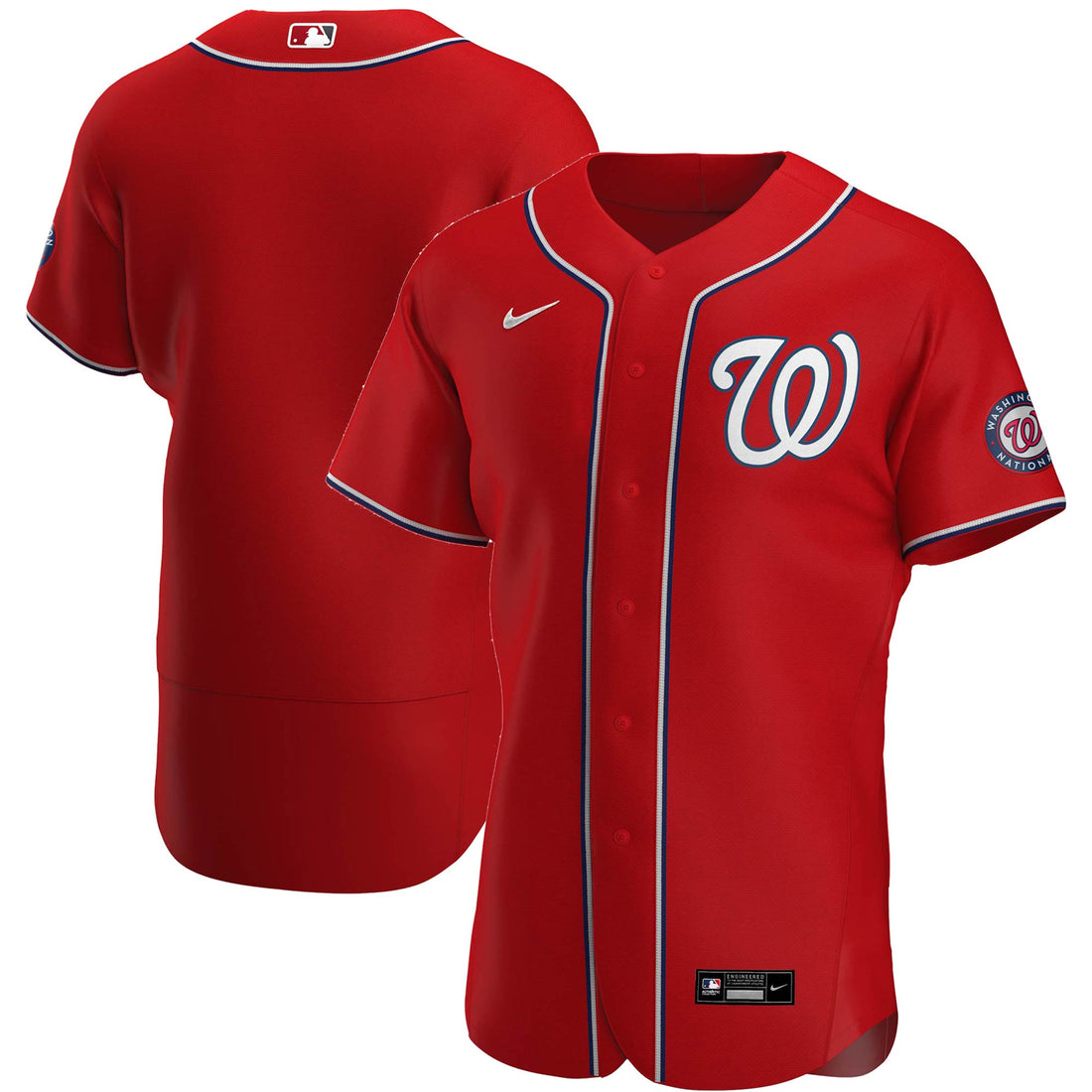 Washington Nationals red Alternate jersey