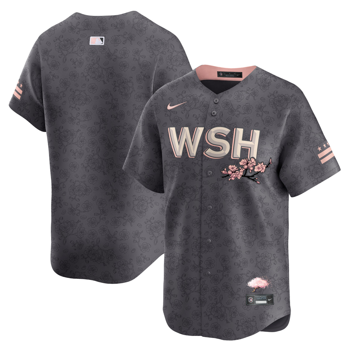 Washington Nationals charcoal City Connect jersey