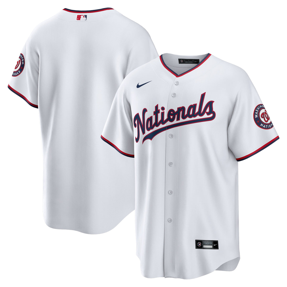 Washington Nationals white Home jersey