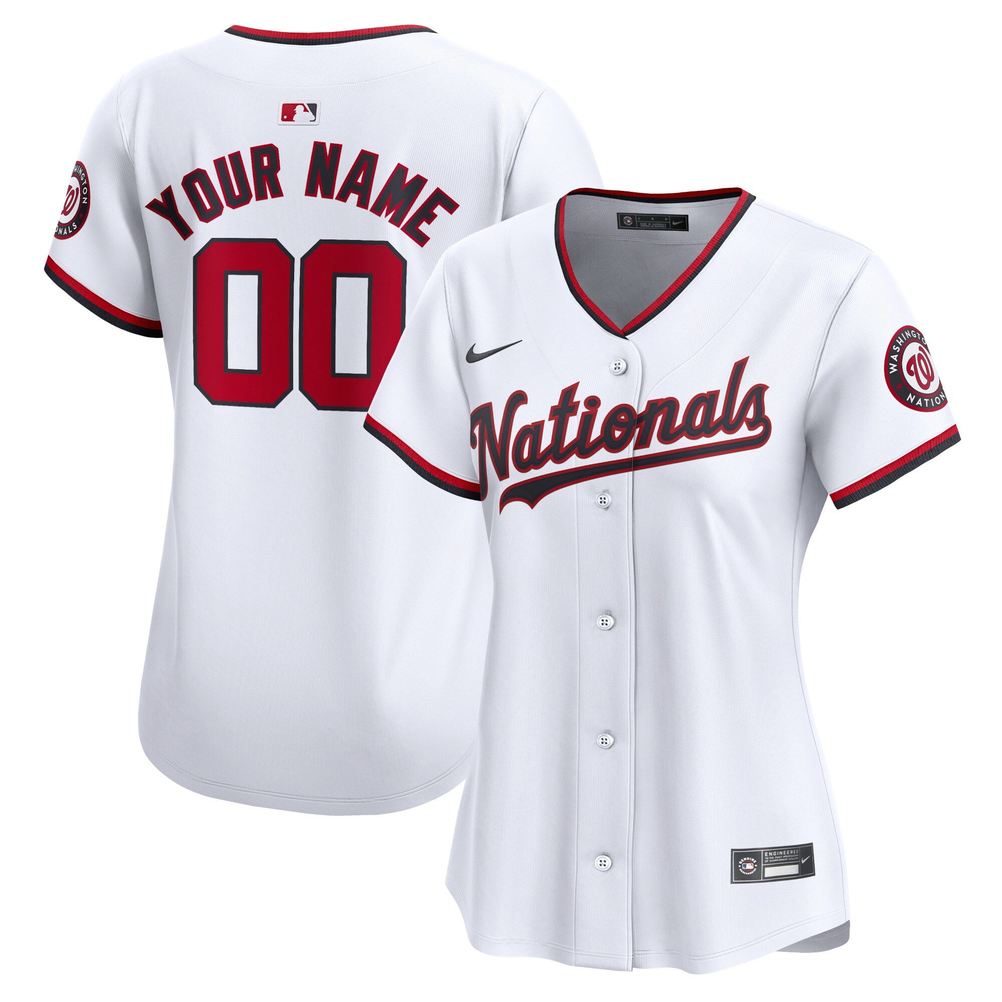 Washington Nationals white Limited jersey