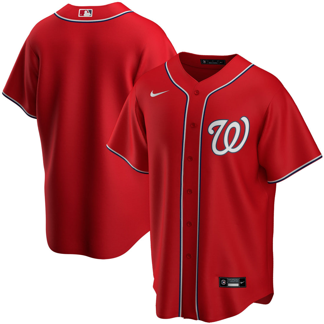 Washington Nationals red Alternate jersey