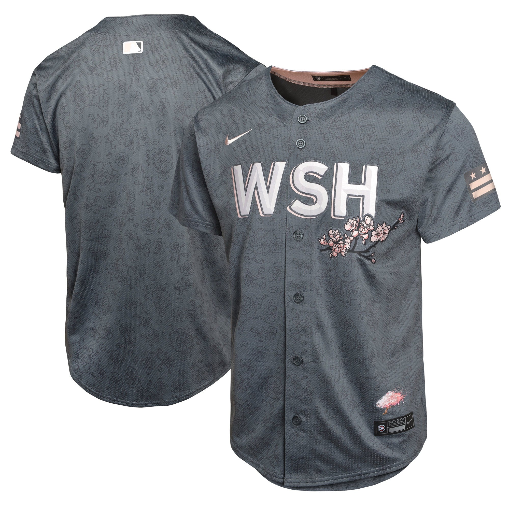 Washington Nationals charcoal City Connect jersey