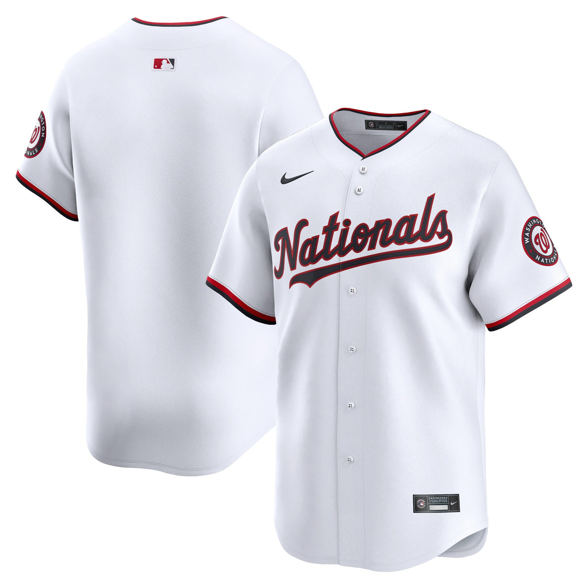 Washington Nationals white Limited jersey